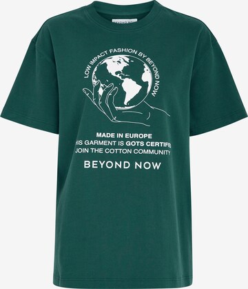 Beyond Now Shirt 'Beate' in Groen: voorkant