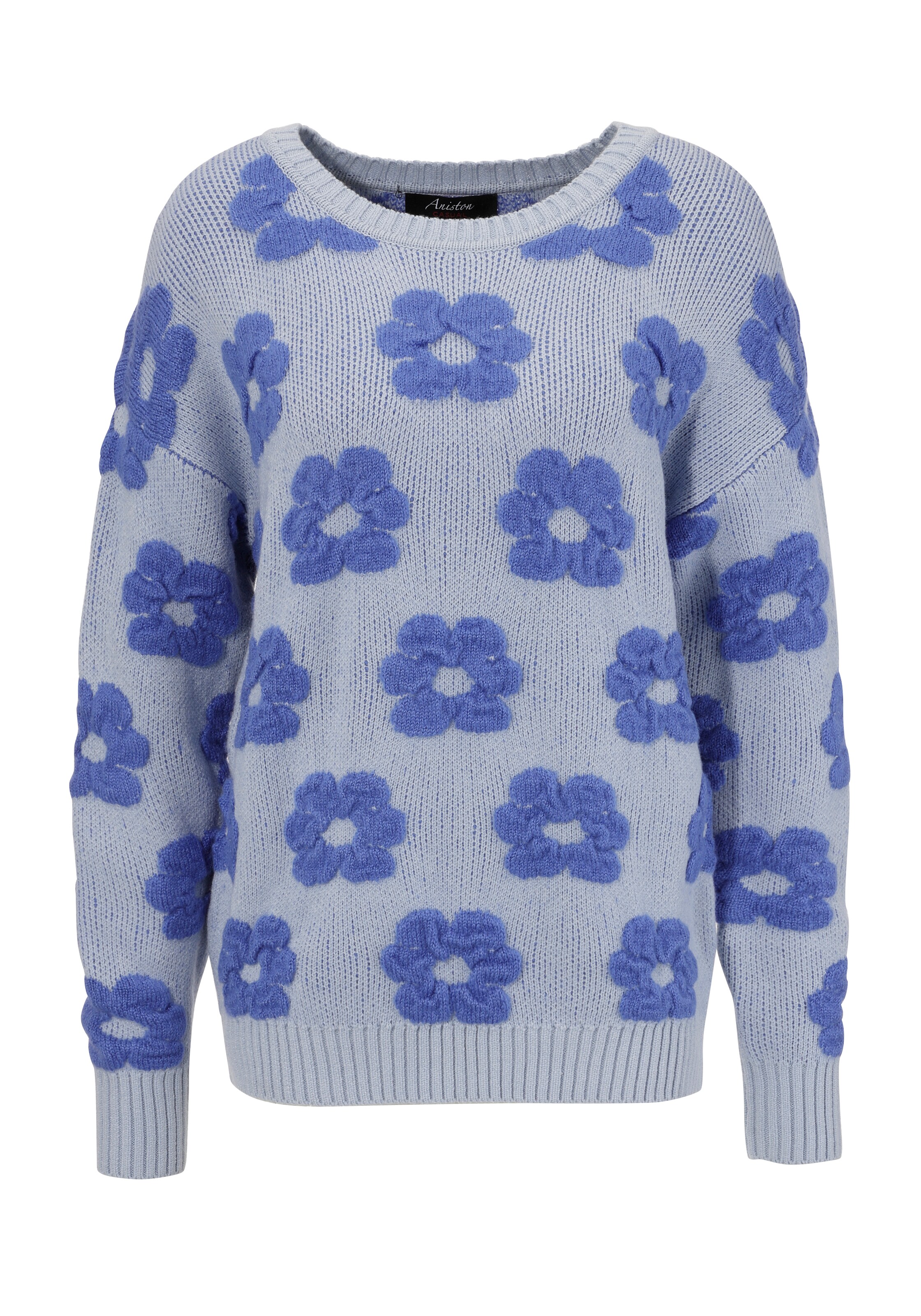 Aniston CASUAL Sweater in Blue: front