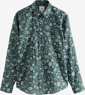 NextRegular Fit Košulja - zelena boja: prednji dio