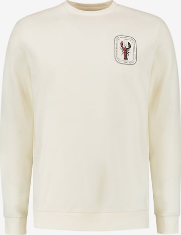 Shiwi Sweatshirt 'Lobster' in White: front