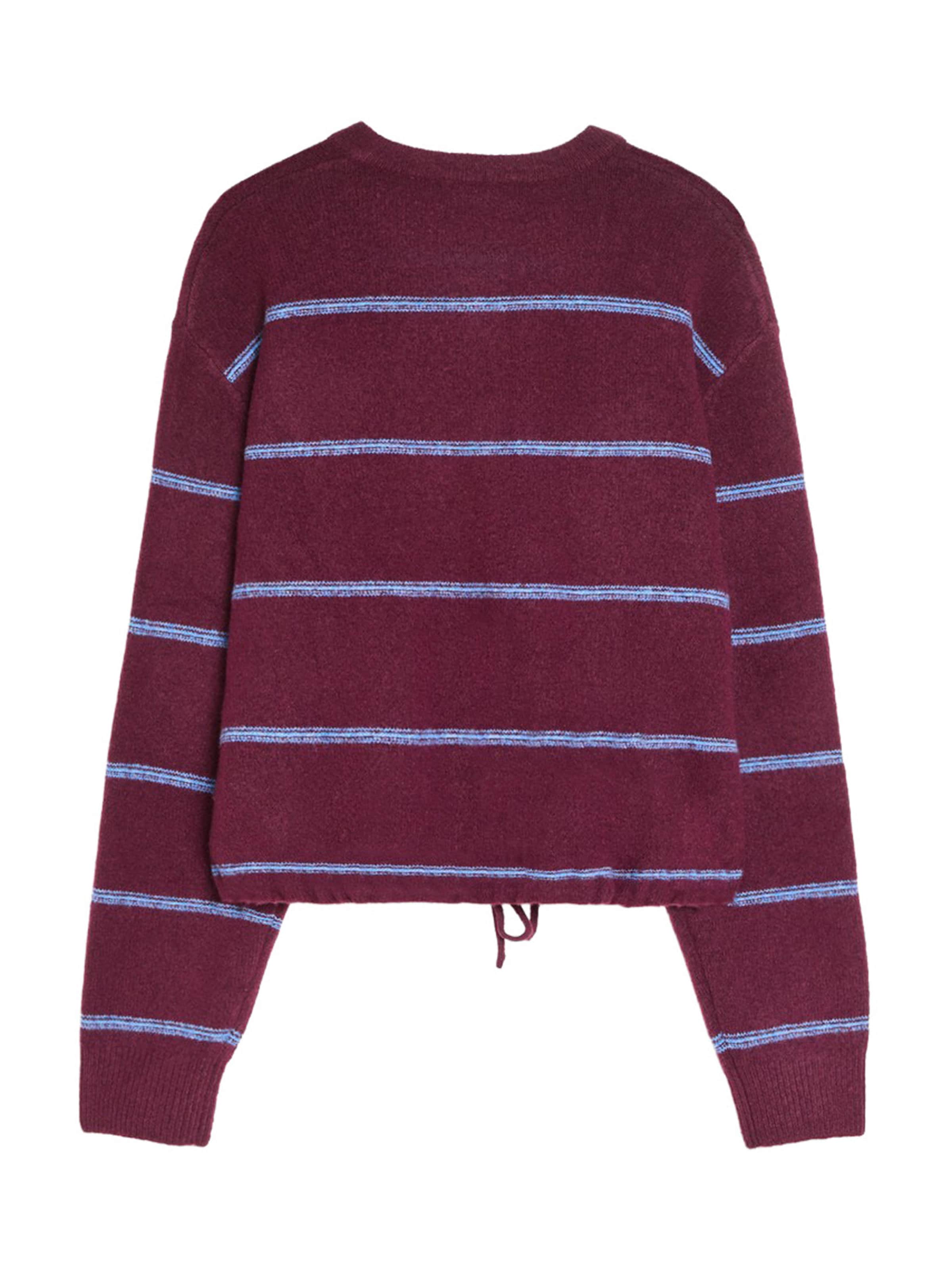 Cardigan Bershka en rouge : derrière