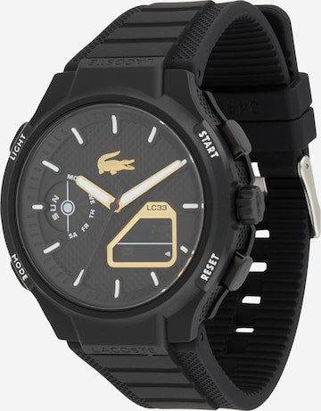 juoda LACOSTE Analoginis (įprasto dizaino) laikrodis: priekis