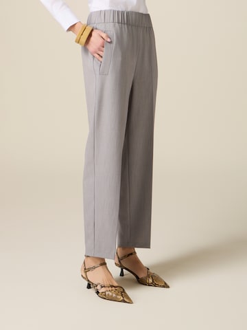 Loosefit Pantaloni di oltre in grigio