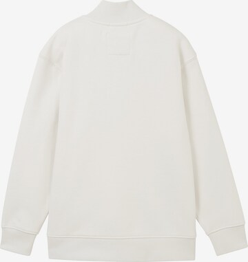 TOM TAILOR Sweatshirt in Wit