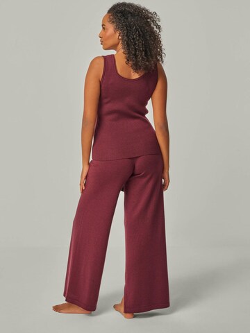 YOU LOOK PERFECT Loose fit Trousers 'BAILEY' in Red