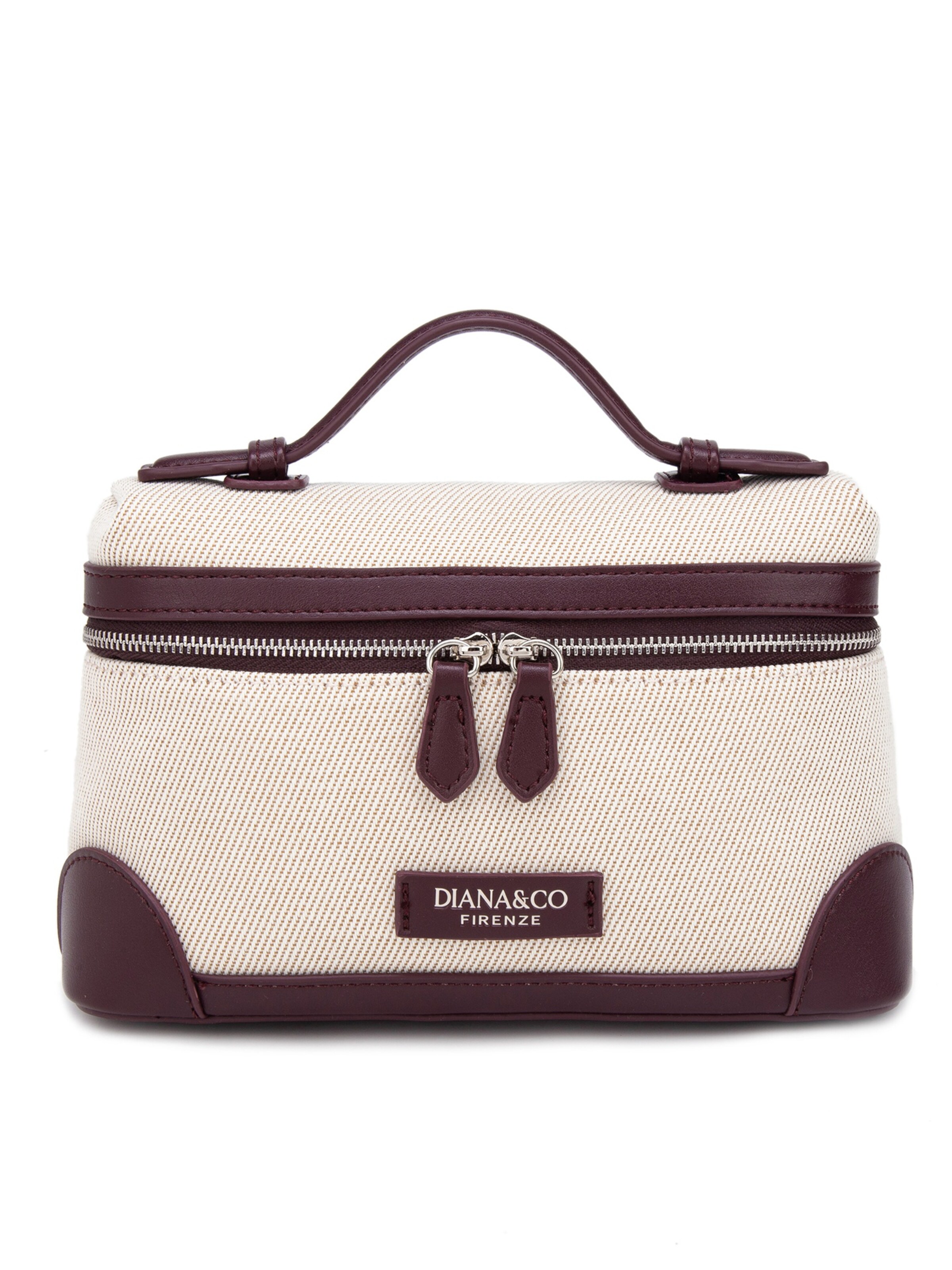 Borsa a tracolla 'Borsa a Mano Strutturata Diana & Co Firenze con Tracolla Regolabile e Dettagli Ecopelle' di Diana&Co. in rosso: frontale