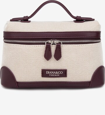 Borsa a tracolla 'Borsa a Mano Strutturata Diana & Co Firenze con Tracolla Regolabile e Dettagli Ecopelle' di Diana&Co. in rosso: frontale