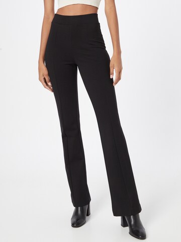 mbym Flared Pants in Black: front