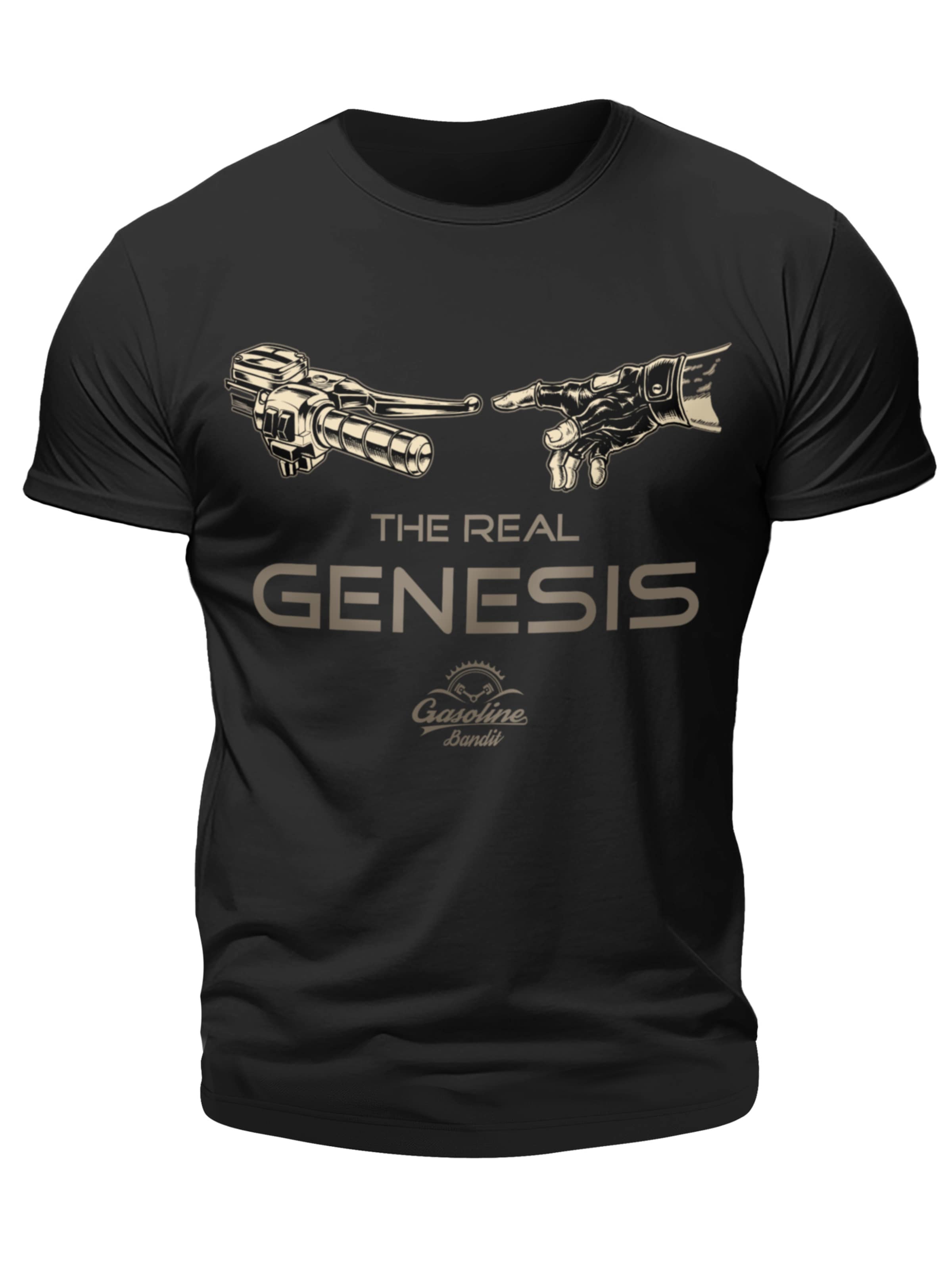 Gasoline Bandit Shirt 'Genesis' in Black: front