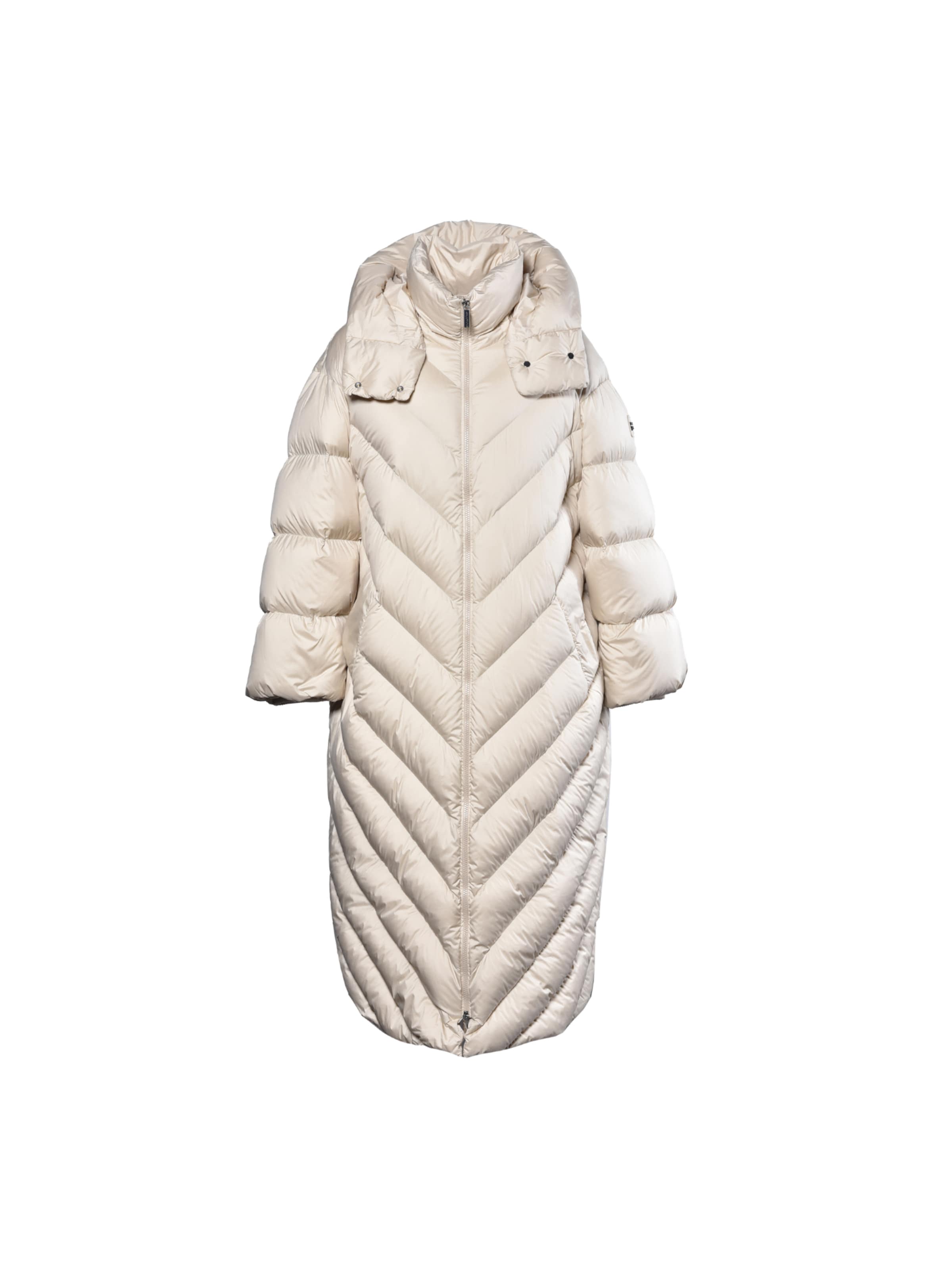 BALDININI Wintermantel in Beige: voorkant