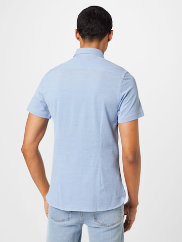 Coupe slim Chemise TOMMY HILFIGER en bleu