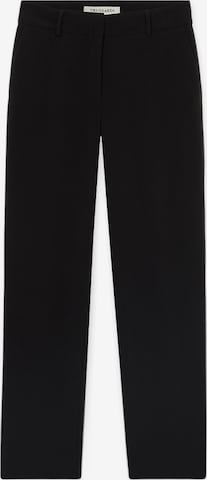 Trussardi - regular Pantalón en negro: frente
