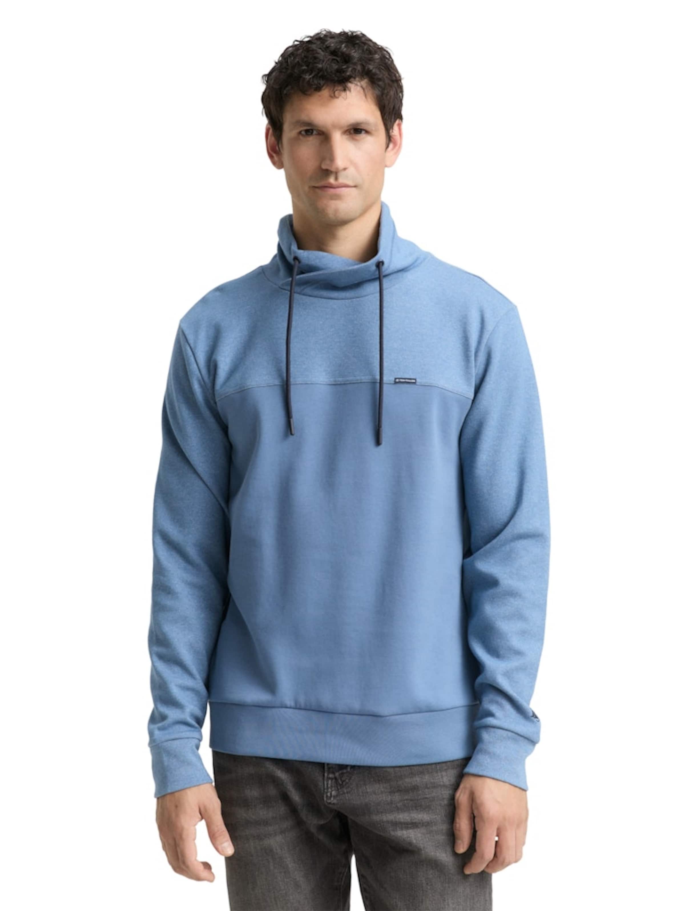 TOM TAILOR Sweatshirt in Blue: front