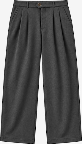 Pantaloni con pieghe 'Powder' di Prohibited in grigio: frontale