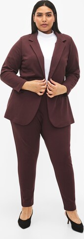 Coupe slim Pantalon 'JMADDIE' Zizzi en marron