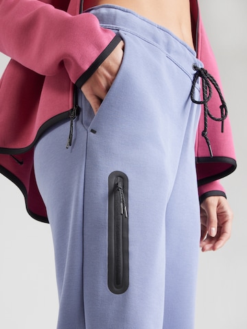 Nike Sportswear Tapered Nadrág 'TCH FLC' - kék
