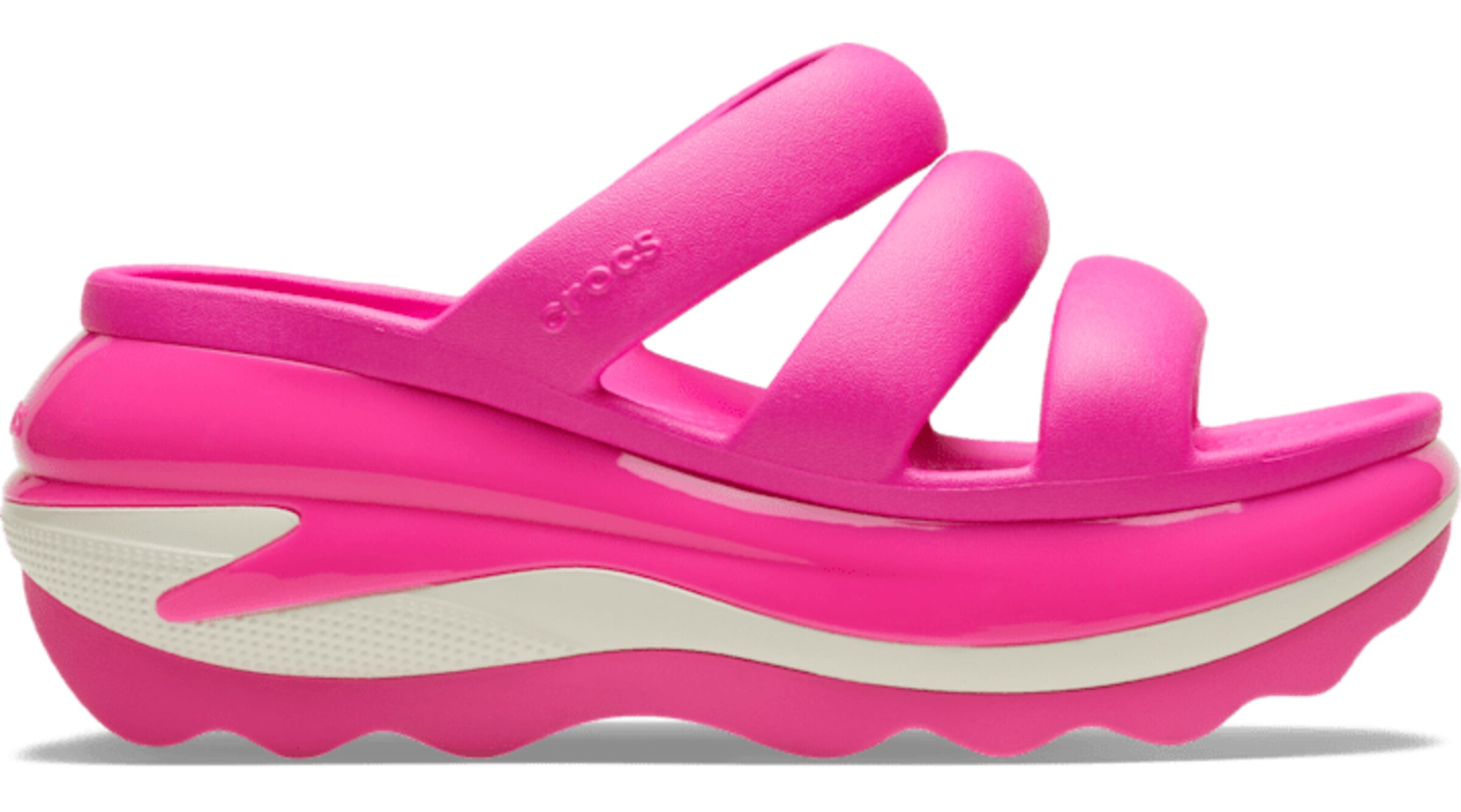 Mule 'Mega Crush' Crocs en rose
