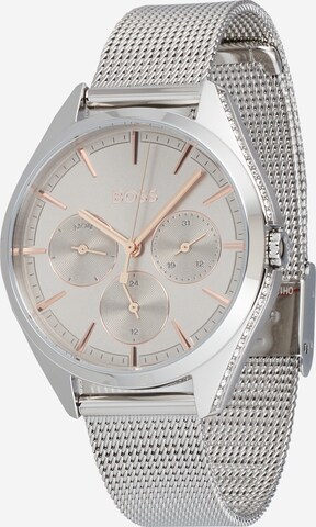 BOSS Analogové hodinky – stříbrná: přední strana