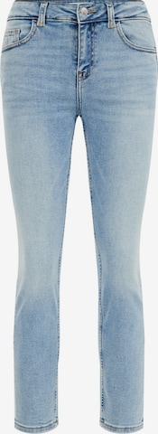WE Fashion Slimfit Jeans 'Blue Ridge' i blå: framsida