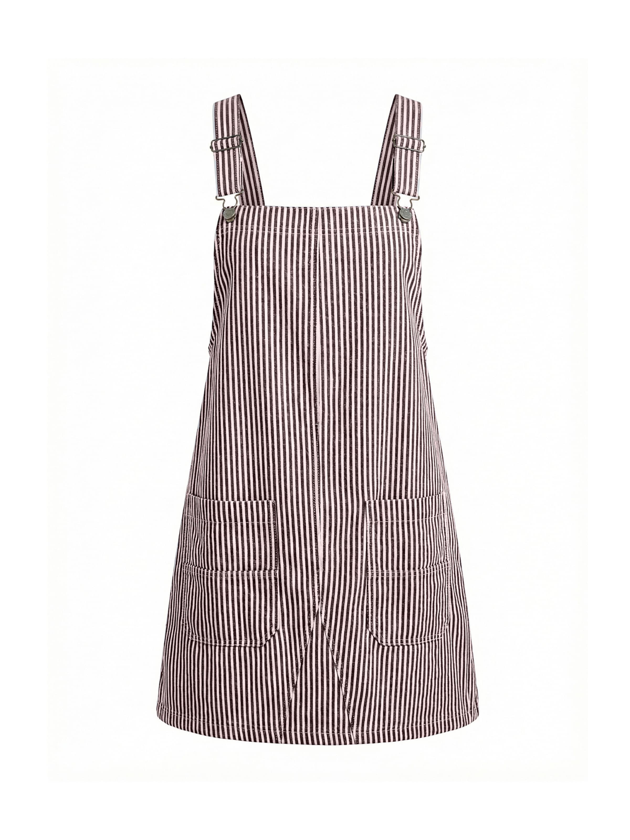 Imily Bela Dungaree skirt in Brown: front