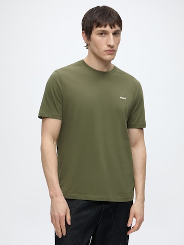 T-Shirt 'Dero' HUGO en vert : devant