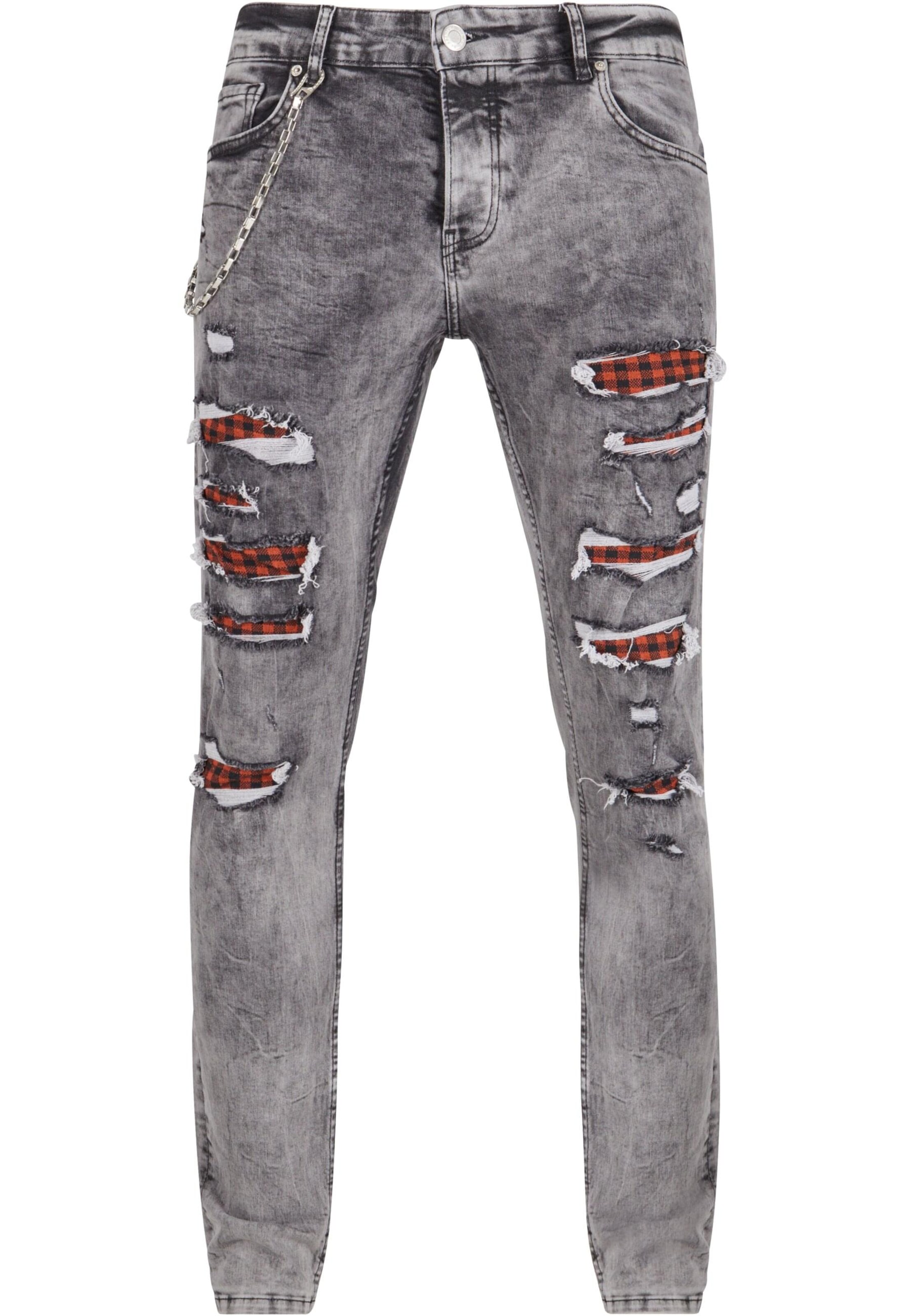 2Y Premium Regular Jeans in Grau: Vorderseite