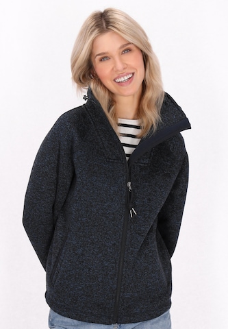 Schmuddelwedda Fleece jas in Blauw: voorkant
