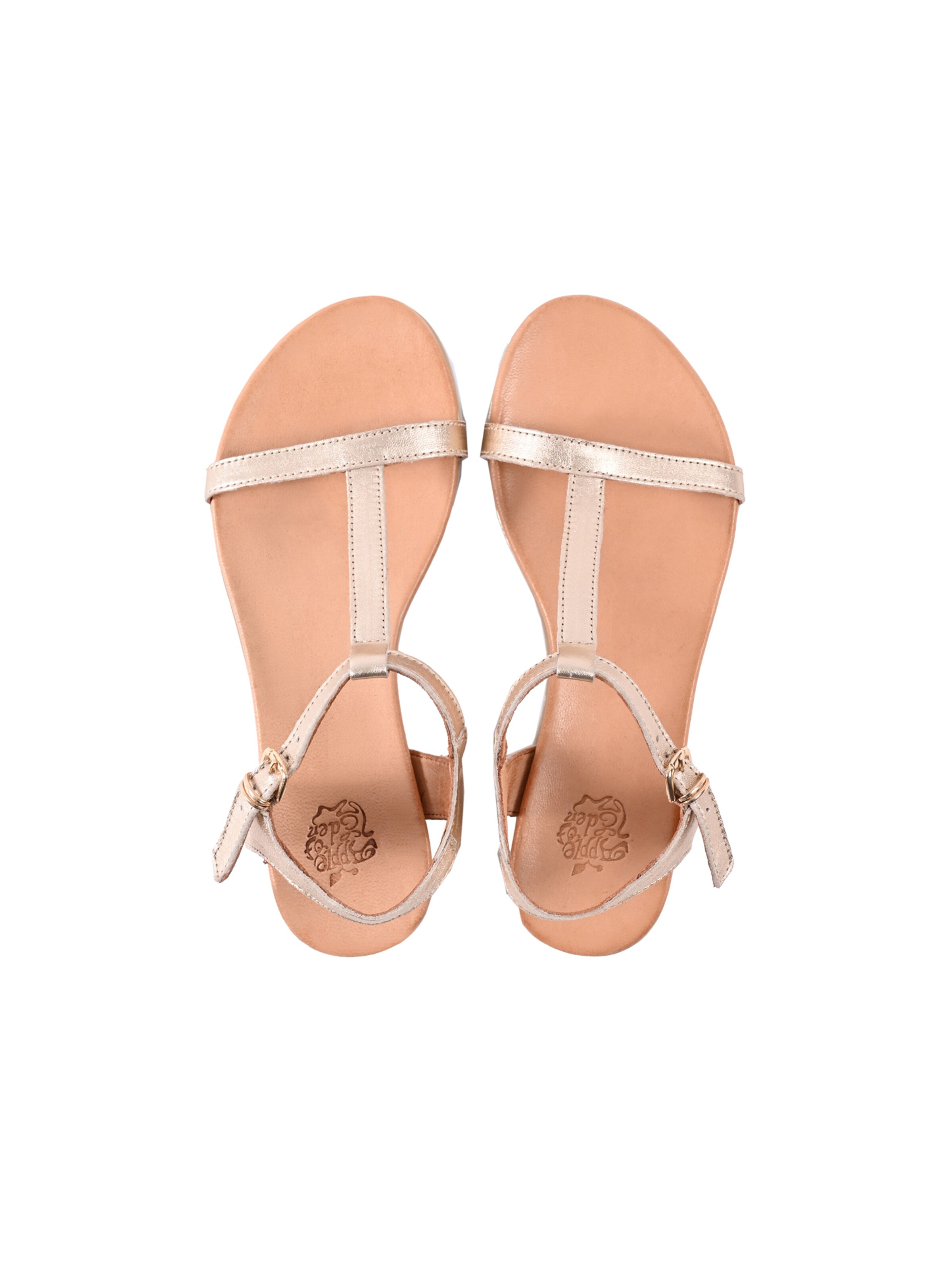 Sandales à lanières ' DANA ' Apple of Eden en or