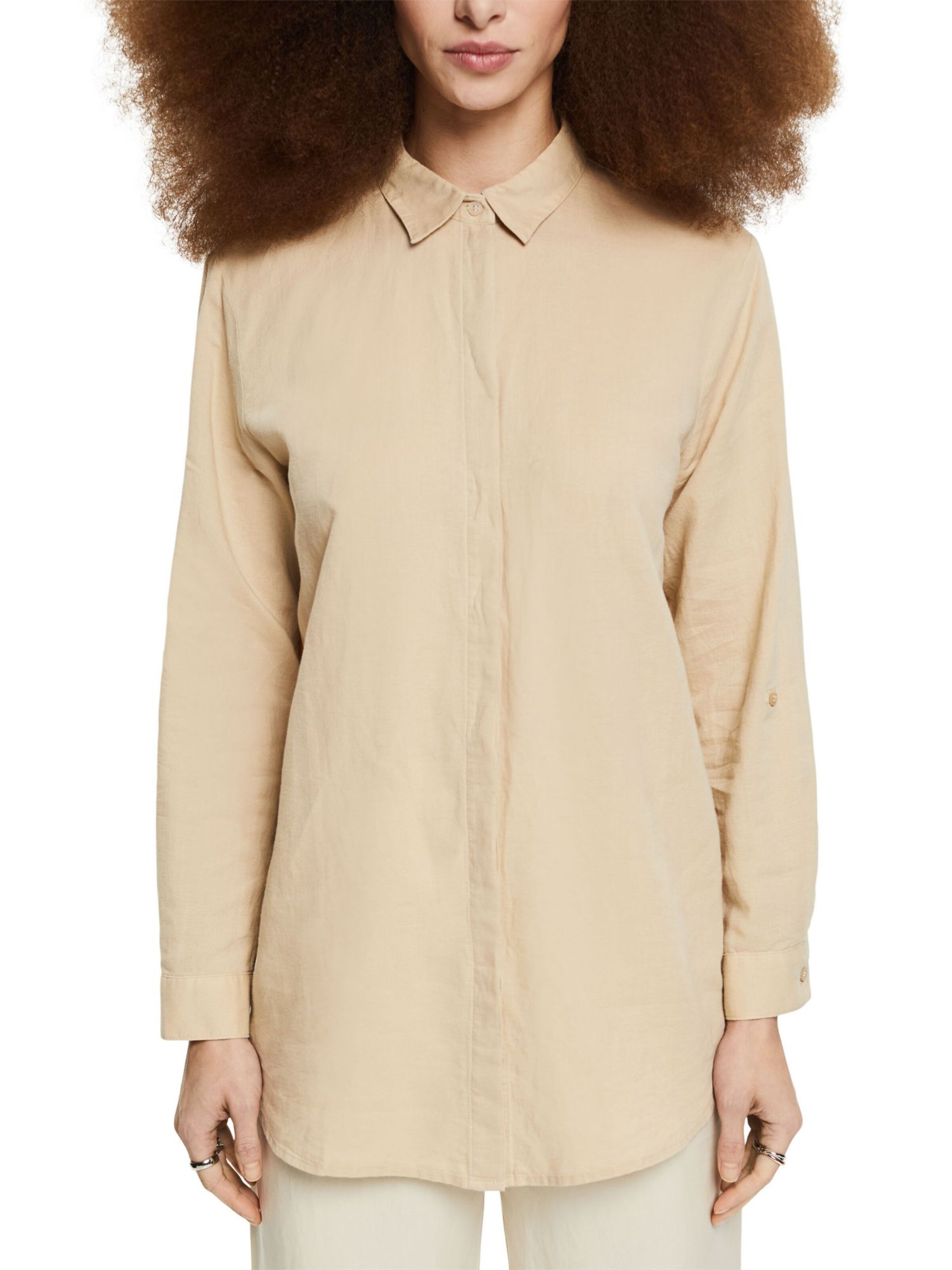 Frauen Blusen & Tuniken ESPRIT Bluse in Sand - VL21315 Frauen Blusen & Tuniken ESPRIT Bluse in Sand - VL21315