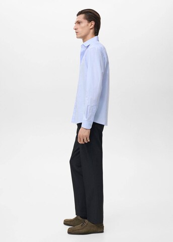 MANGO MAN Regular fit Button Up Shirt 'Play1' in Blue