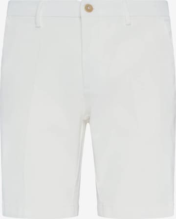 Boggi Milano Slim fit Pants in White: front