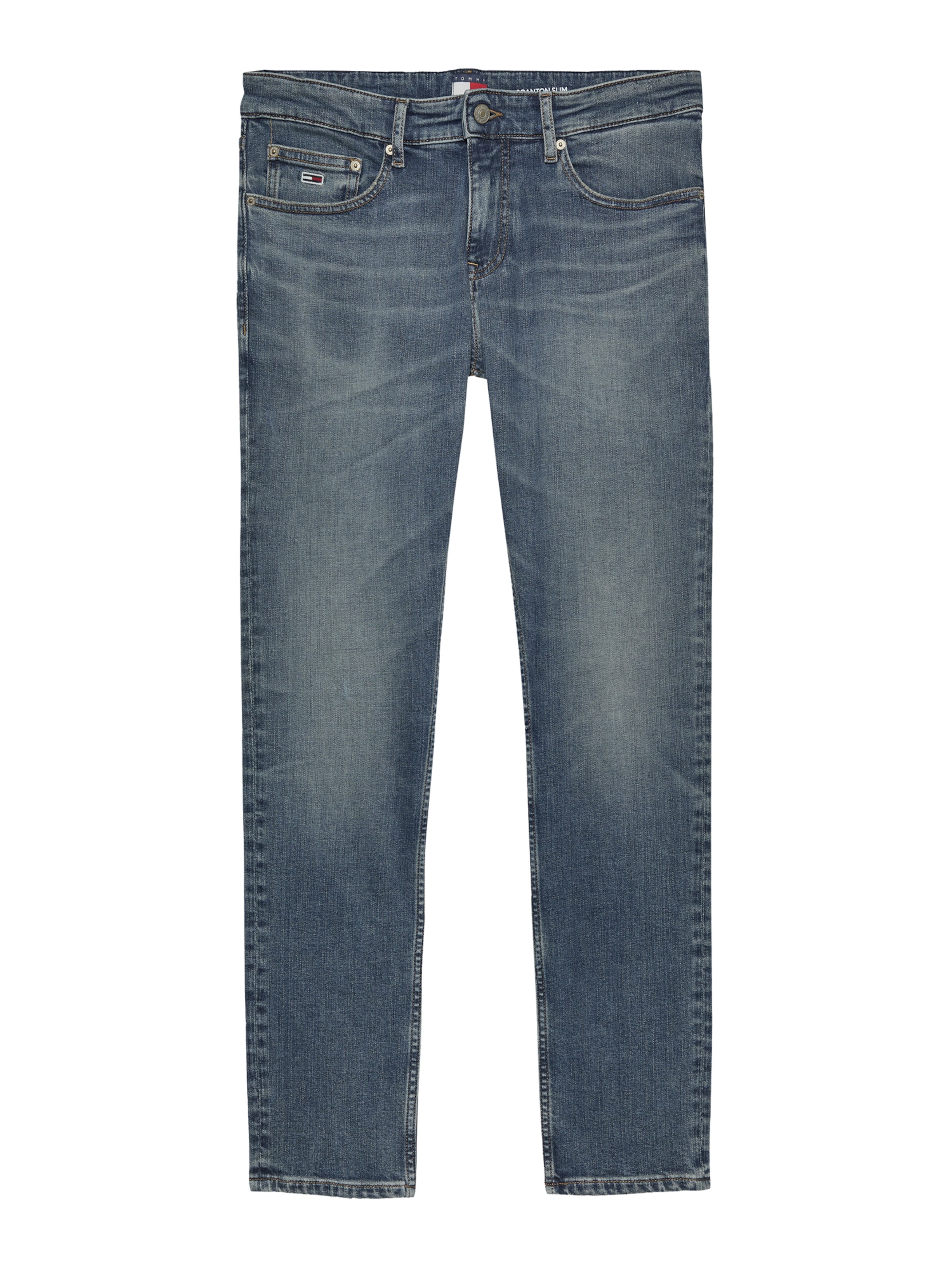 Tommy Jeans Liibuv Teksapüksid 'Scanton', värv sinine: eest vaates