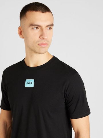 HUGO T-Shirt 'Diragolino212' in Schwarz