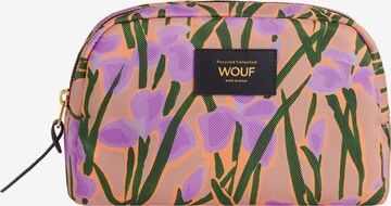 Trousse de maquillage Wouf en orange : devant