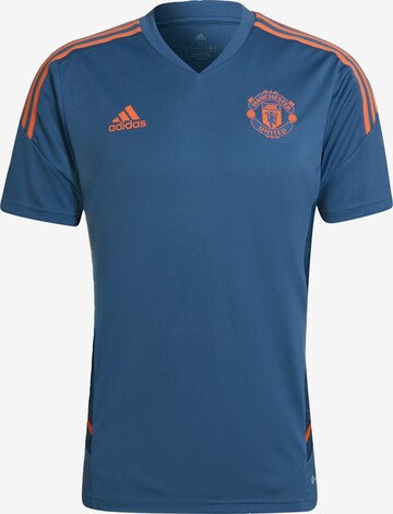 Maillot 'Manchester United Condivo 22' ADIDAS SPORTSWEAR en bleu : devant