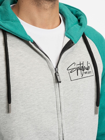 SPITZBUB Sweatjacke 'Oliver' in Grau