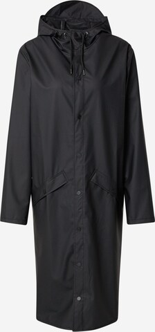 Palton de primăvară-toamnă de la RAINS pe negru: față