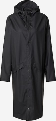 Manteau mi-saison RAINS en noir : devant