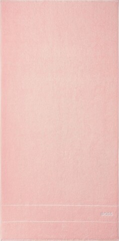 BOSS Shower Towel 'PLAIN' in Pink: front