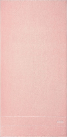 BOSS Home Shower Towel 'PLAIN' in Pink: front