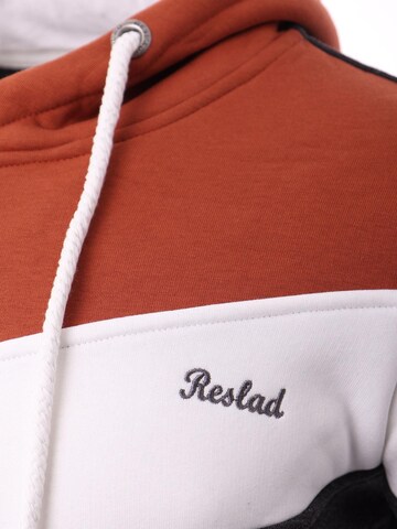 Reslad Sweatjacke 'Sweatjacke Zipper 3-Colors' in Beige