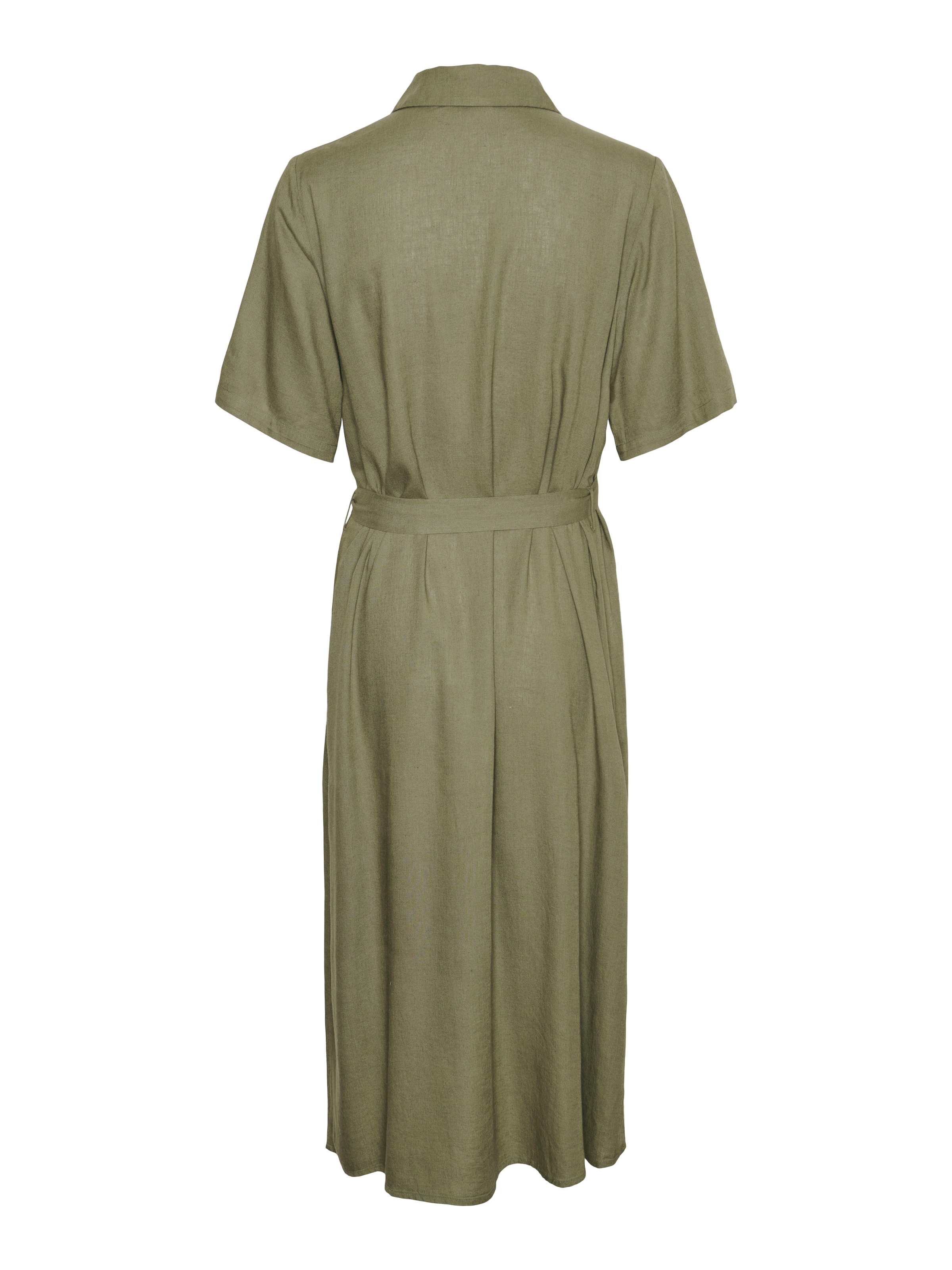 Abito camicia 'PCPIA' di PIECES in verde