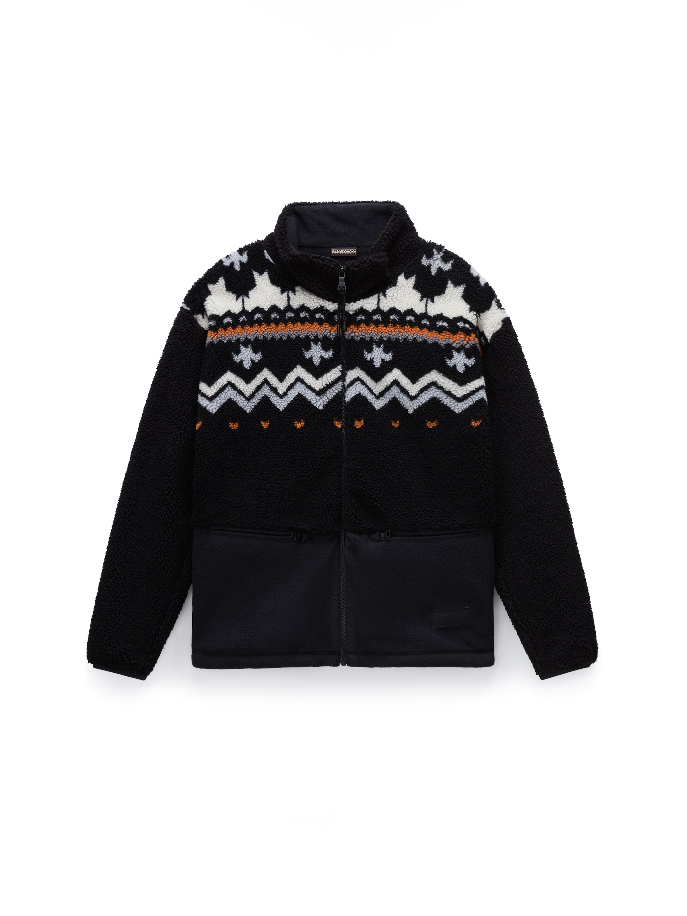 NAPAPIJRI Fliisjakk &#x27;Ansei&#x27;, värv must: eest vaates