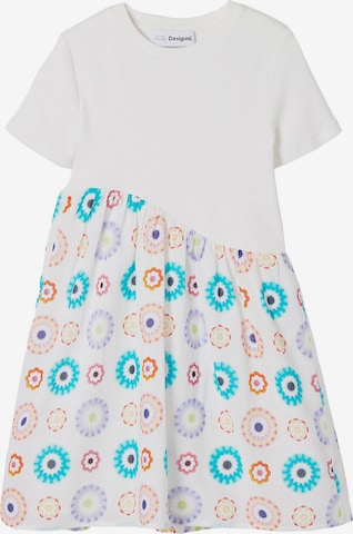 Desigual - Vestido en blanco: frente