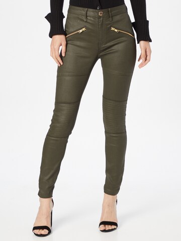 Skinny Jean River Island en vert : devant