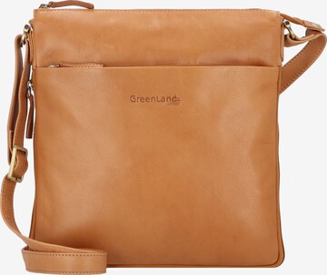 Greenland Nature Crossbody Bag in Brown: front