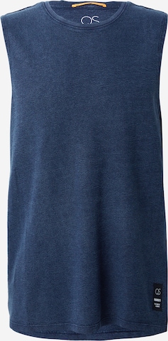 QS Shirt in Blau: Vorderseite