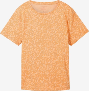 T-shirt TOM TAILOR en orange : devant