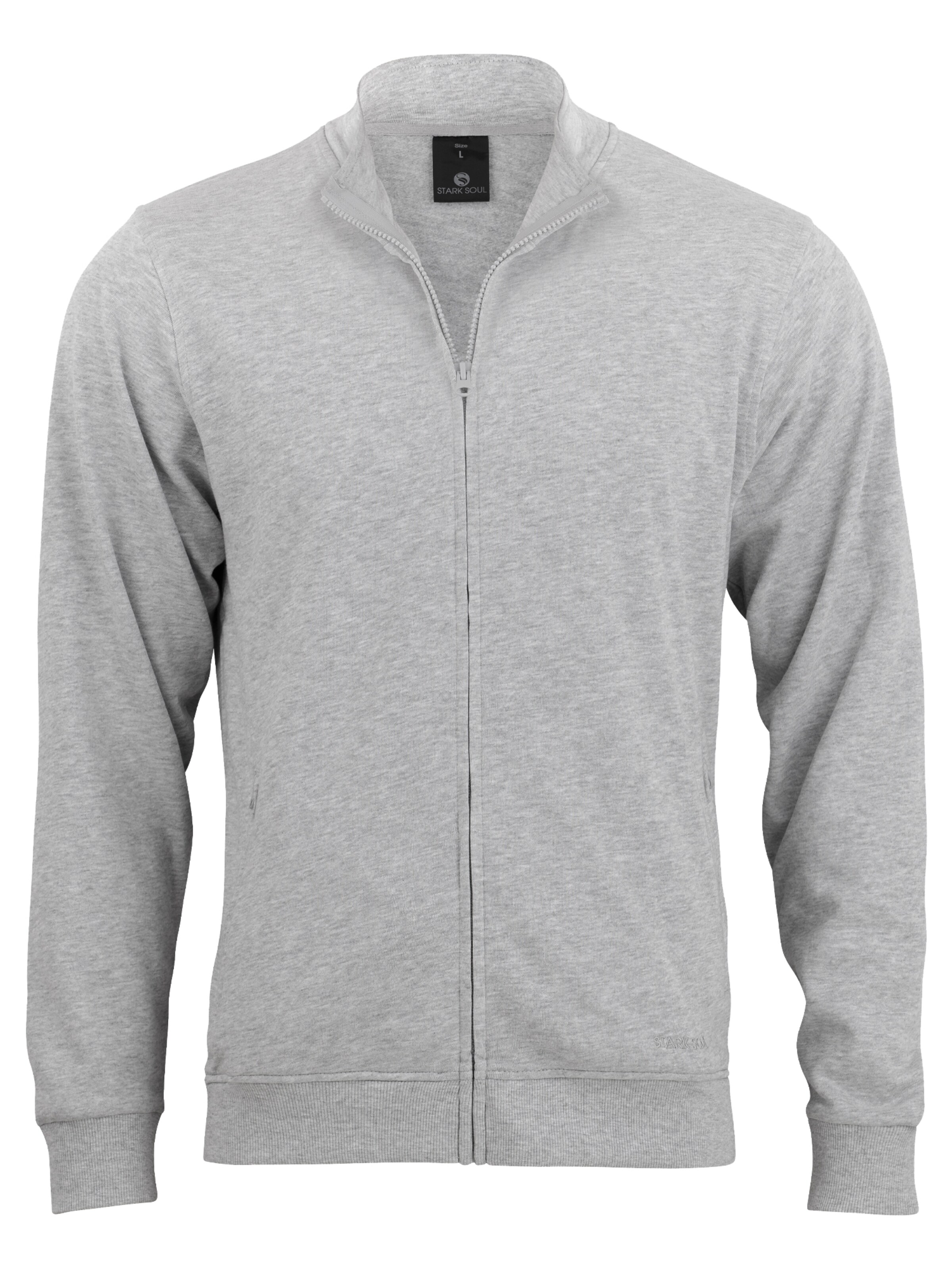Giacca di felpa di Stark Soul in grigio: frontale