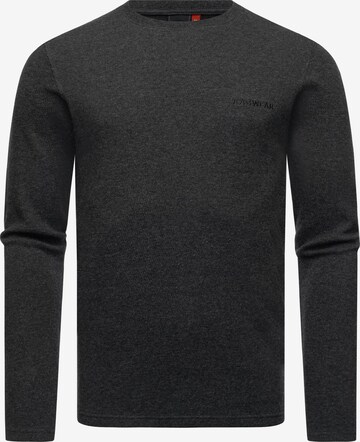 Ragwear Пуловер 'Cyen' в сиво: отпред